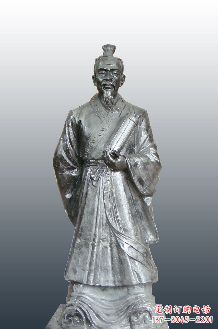 温州铜雕扁鹊古代名医雕塑