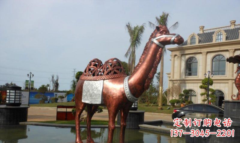 温州铜雕抽象骆驼