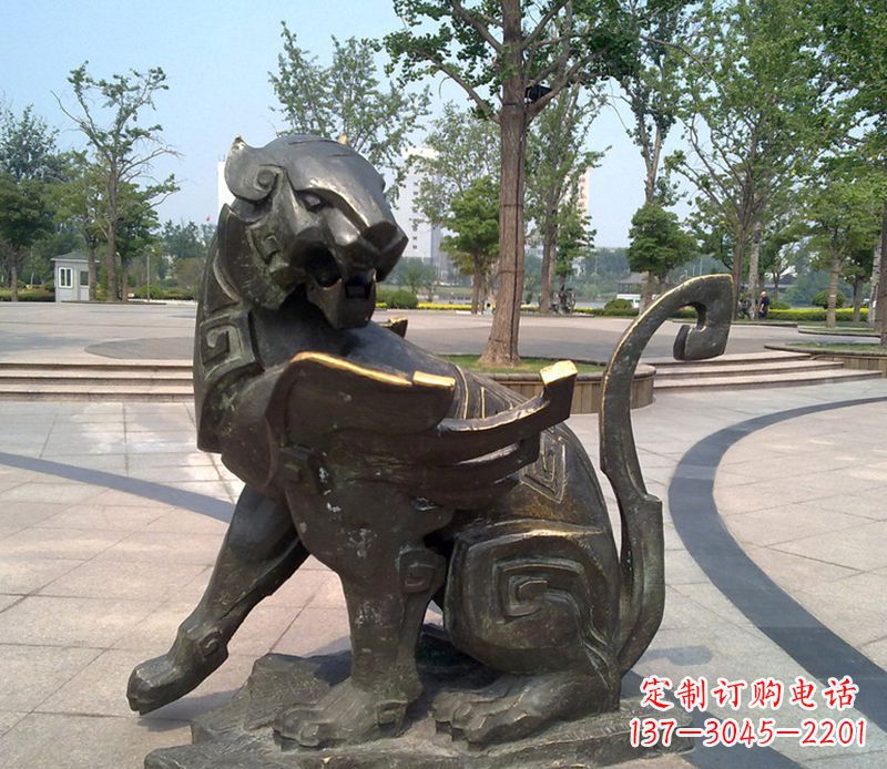 温州铜雕抽象十二生肖