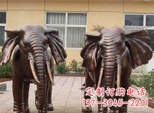 温州铜雕大象222