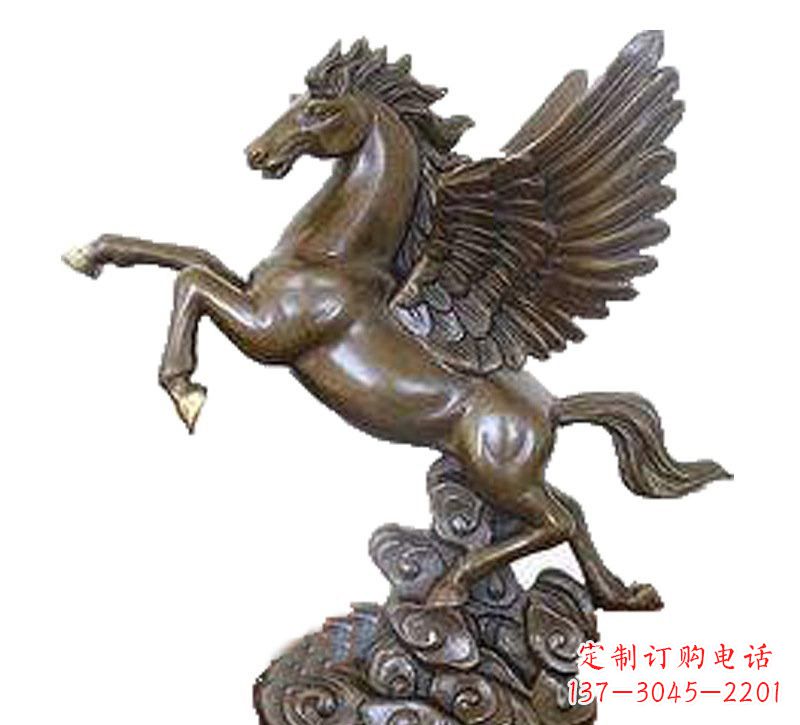 温州铜雕飞黄腾达飞马