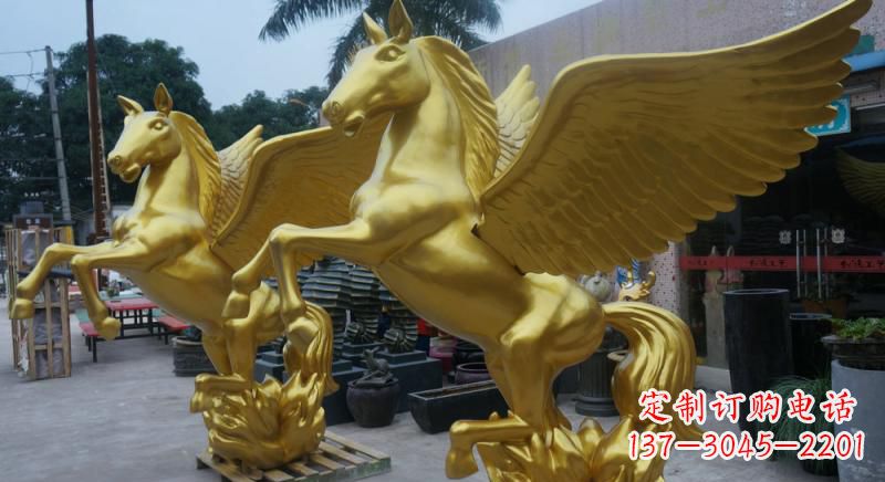温州铜雕飞马