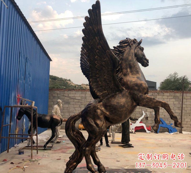 温州铜雕飞马雕塑