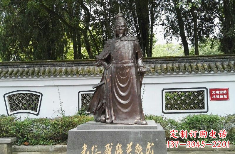 温州铜雕古代名人戚继光