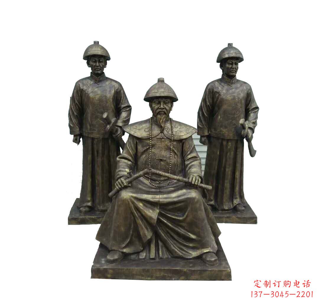温州铜雕古代名人林则徐