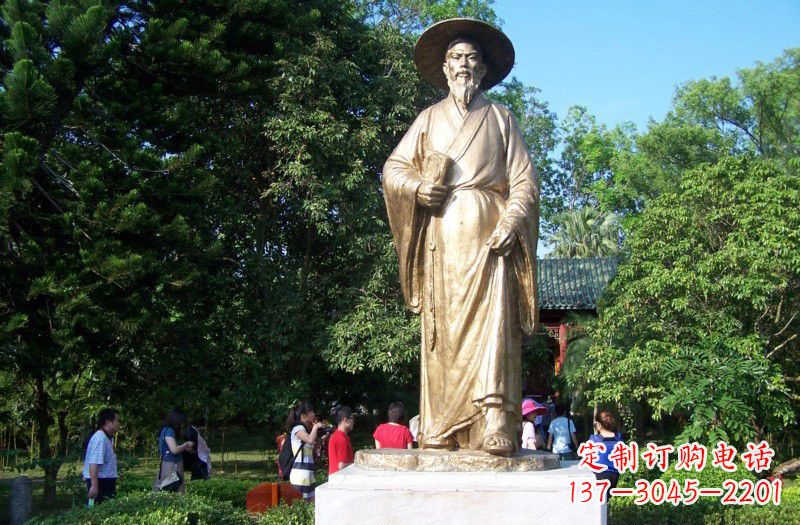 温州铜雕古代名人苏轼苏东坡