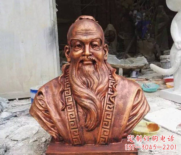 温州铜雕古代孙思邈人物雕塑
