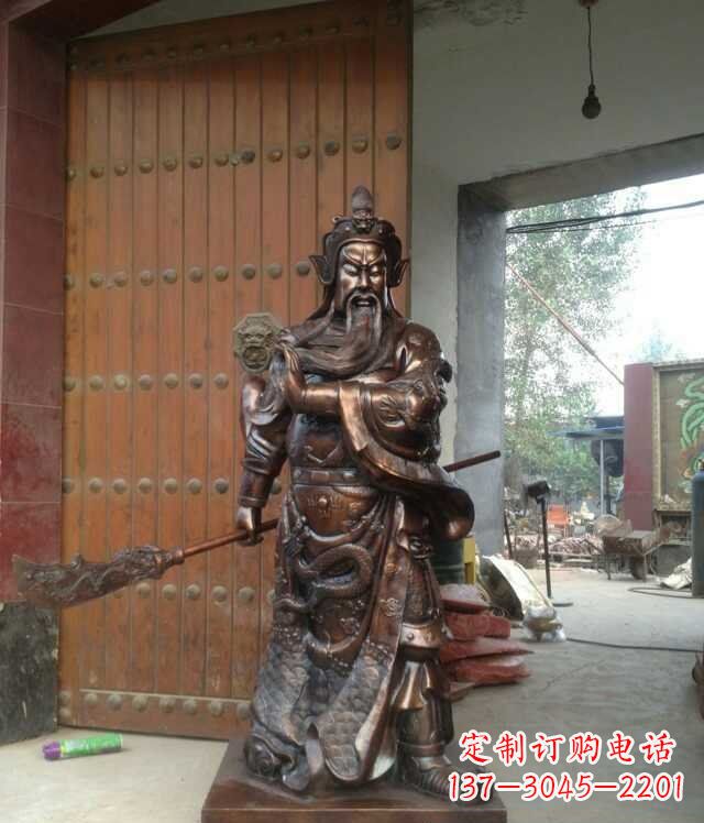 温州铜雕关公像