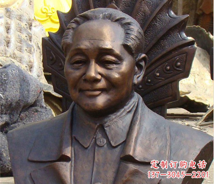 温州铜雕广场邓小平肖像雕塑