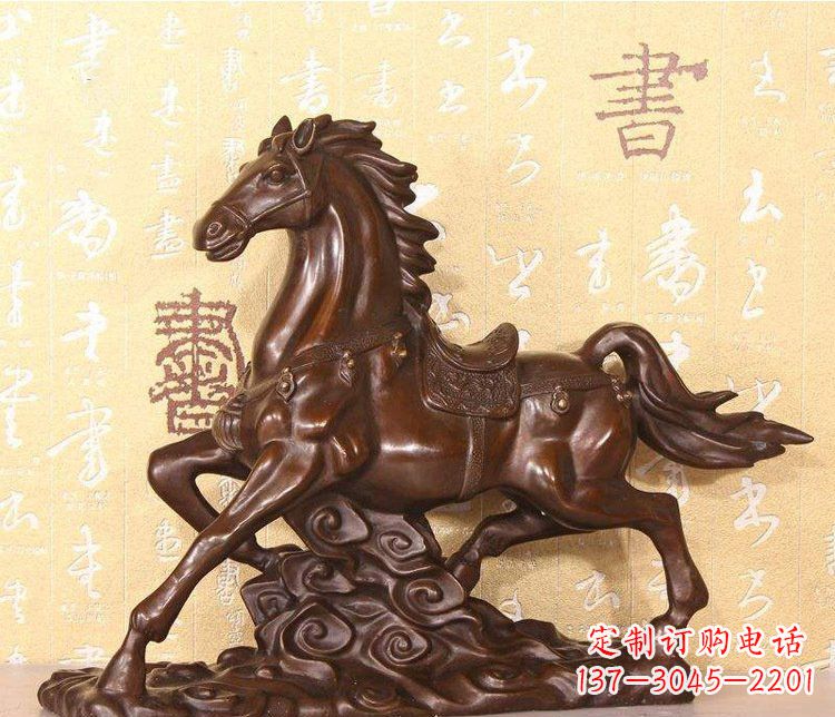 温州铜雕户外园林动物马雕塑