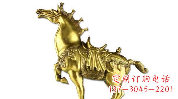 温州铜雕马公园动物雕塑