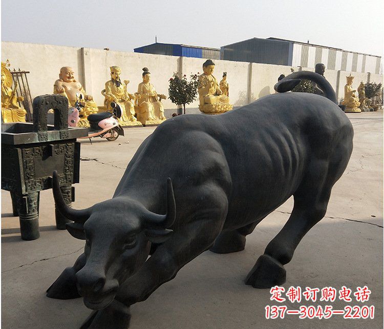 温州铜雕牛广场动物景观摆件 (6)