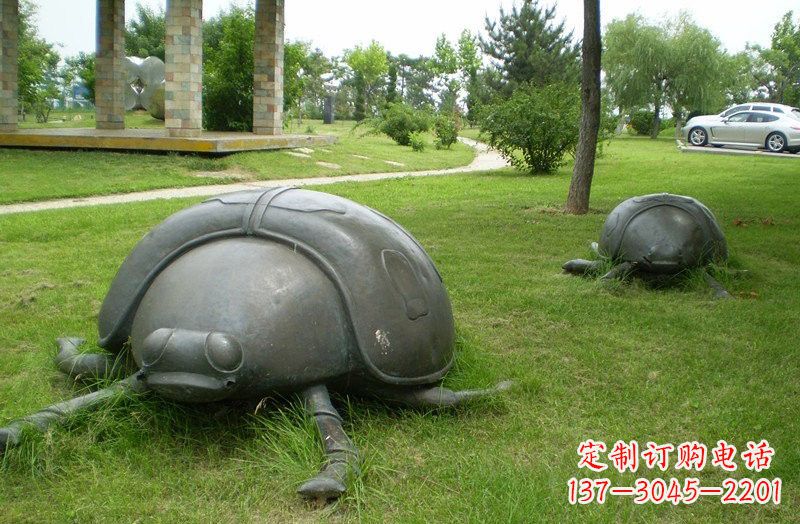 温州铜雕七星瓢虫公园动物雕塑