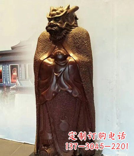 温州铜雕兽首人身十二生肖
