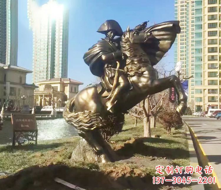 温州铜雕西方骑马雕塑人物