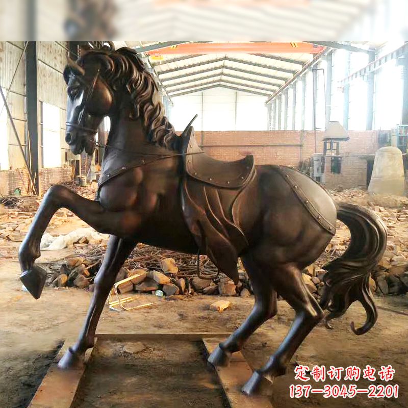 温州铜雕战马