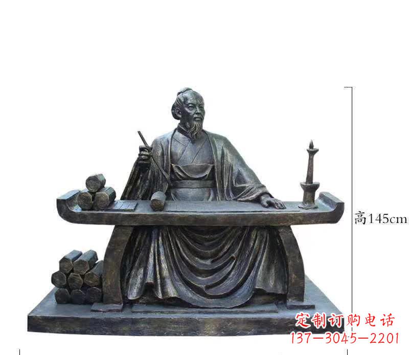 温州铜雕张仲景人物