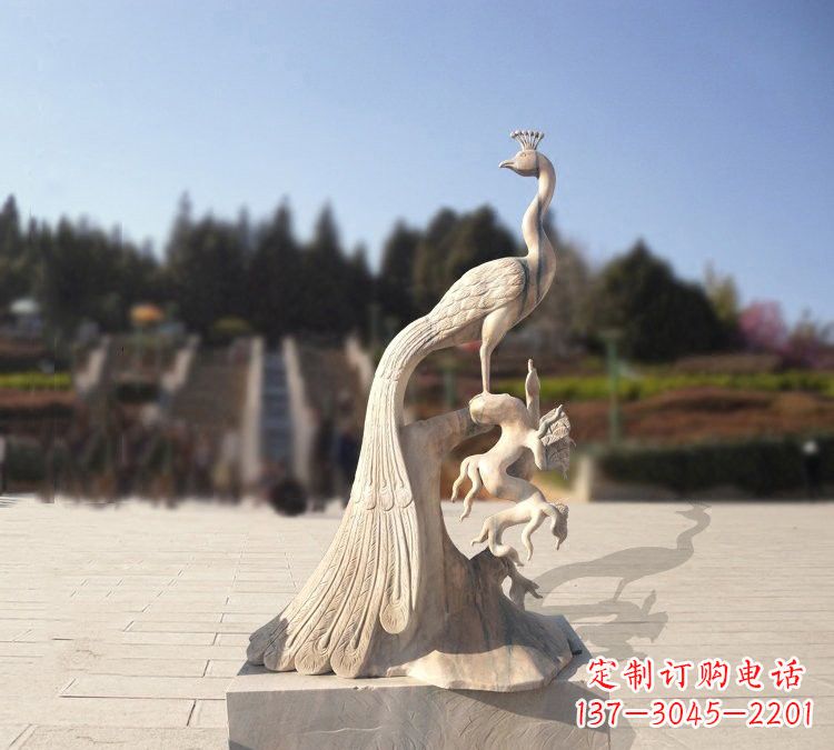 温州晚霞红孔雀石雕