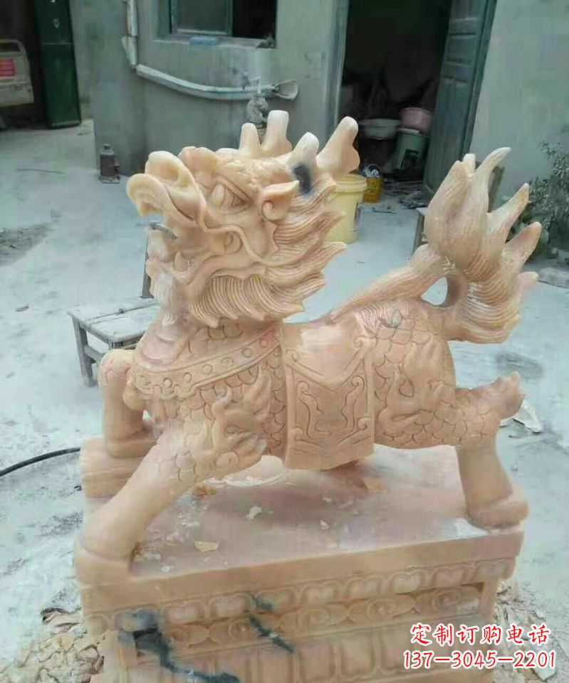 温州晚霞红麒麟雕塑112