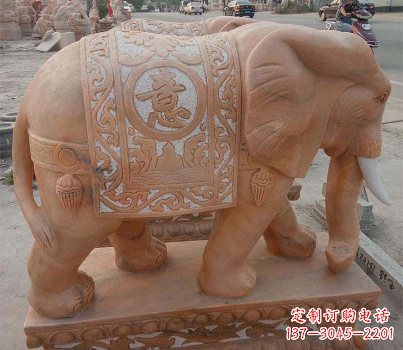 温州晚霞红如意动物大象