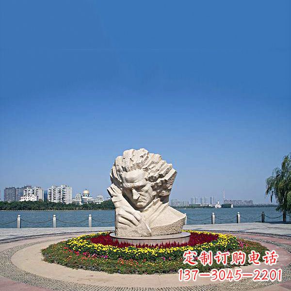 温州维也纳古典乐派代表人物世界知名音乐家贝多芬石雕景区景观雕像