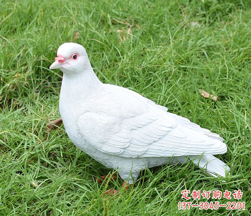 温州潍坊和平鸽雕塑女孩