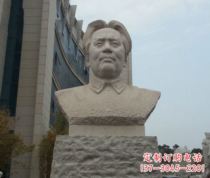 温州伟人毛泽东胸像石雕