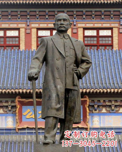 温州伟人孙中山先生铜雕像