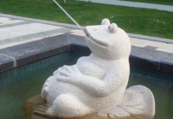 温州无边界精致艺术——喷水青蛙石雕