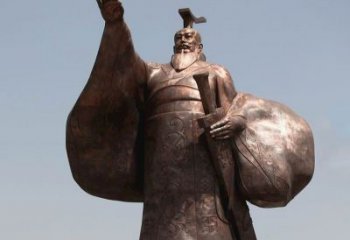 温州秦始皇铜雕精美塑像，让历史回溯至您身边