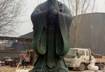 温州青铜孔子雕塑，传承中华优秀文化