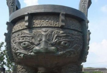 温州正宗青铜香炉三足铜鼎雕塑