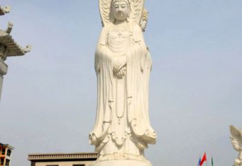 温州中领雕塑：观音三面佛像雕塑