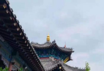 温州铜雕葫芦塔顶寺庙摆件 