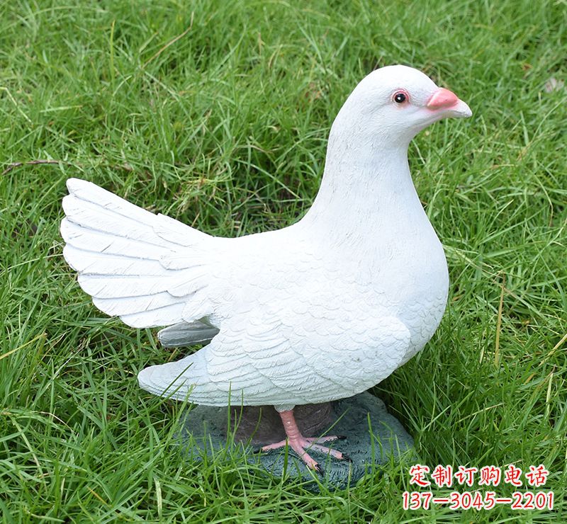 温州文化广场的和平鸽雕塑