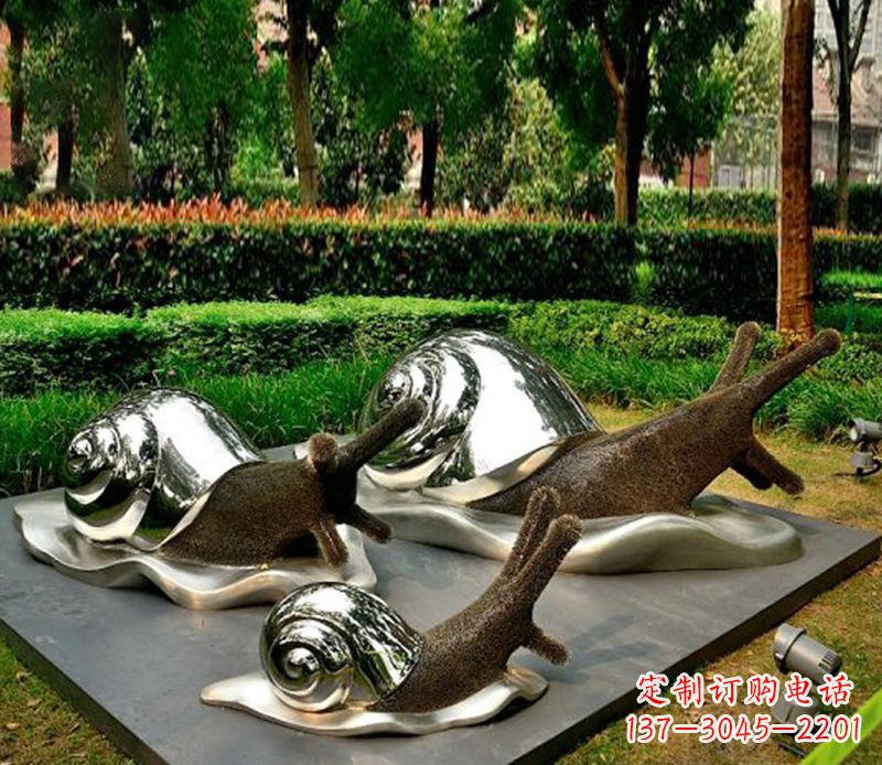 温州蜗牛雕塑不锈钢