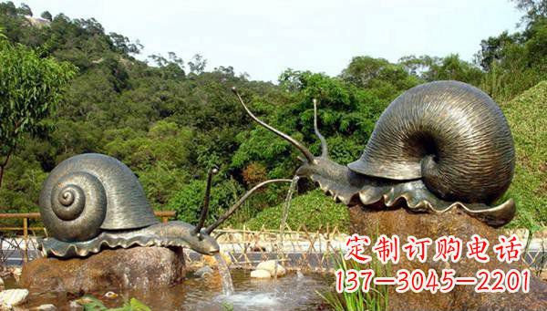 温州蜗牛公园动物铜雕