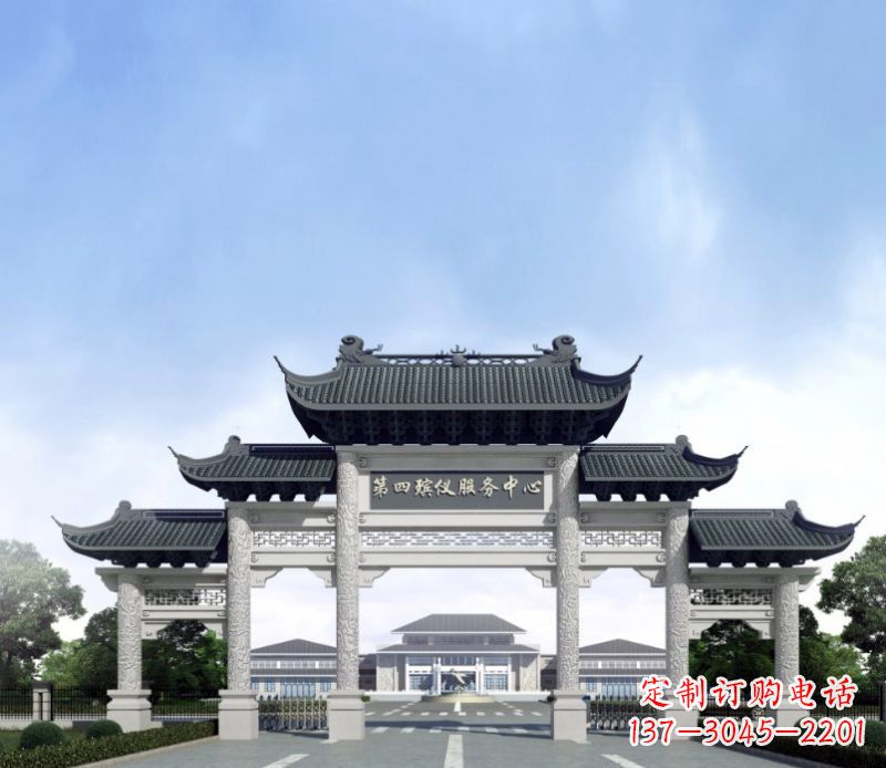 温州五门景观石牌坊