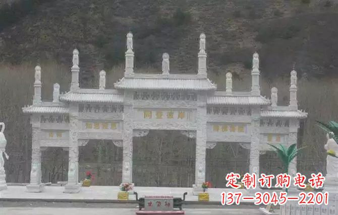 温州五门牌坊石雕 (2)