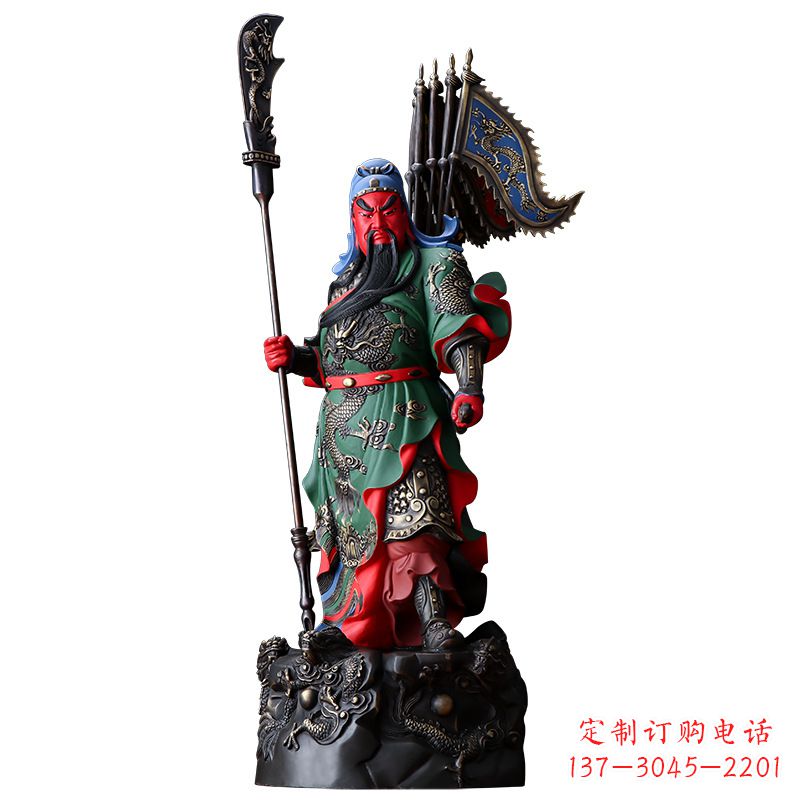 温州武财神关二爷雕塑