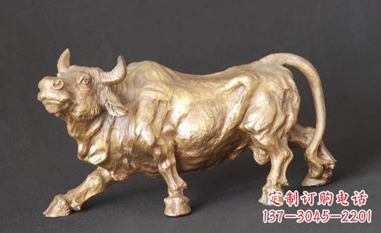 温州西班牙斗牛-鎏金牛