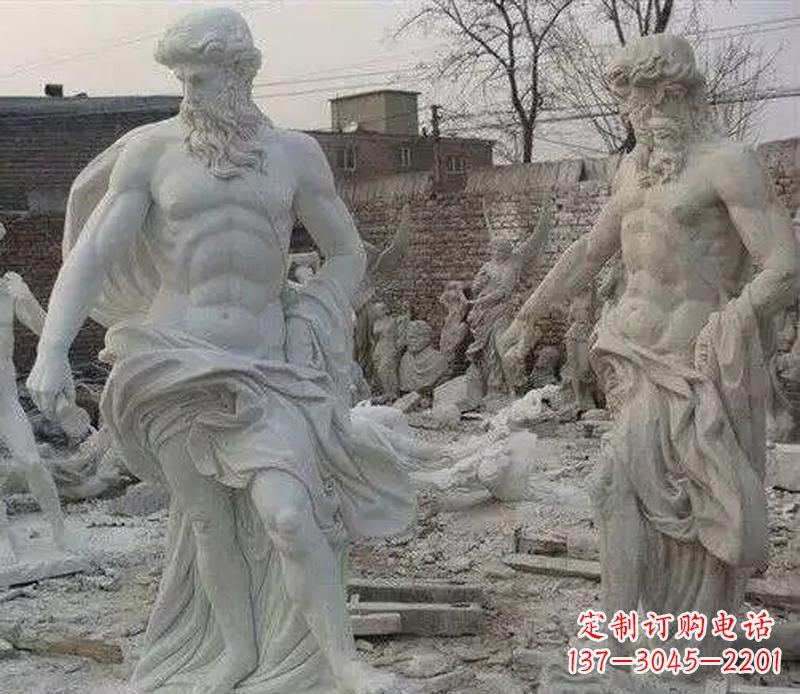 温州西方阿基米德人物石雕