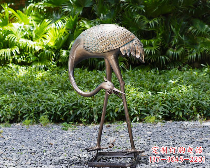 温州仙鹤雕塑喷泉