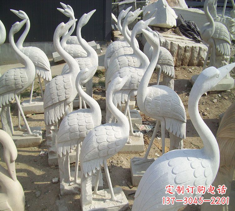 温州仙鹤石雕石雕