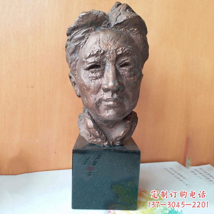 温州现代画家徐悲鸿先生头像雕塑