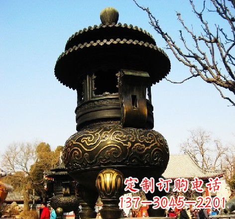 温州香炉铜雕塑
