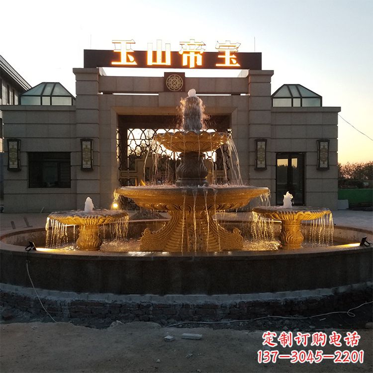 温州小区广场欧式水景石雕喷泉