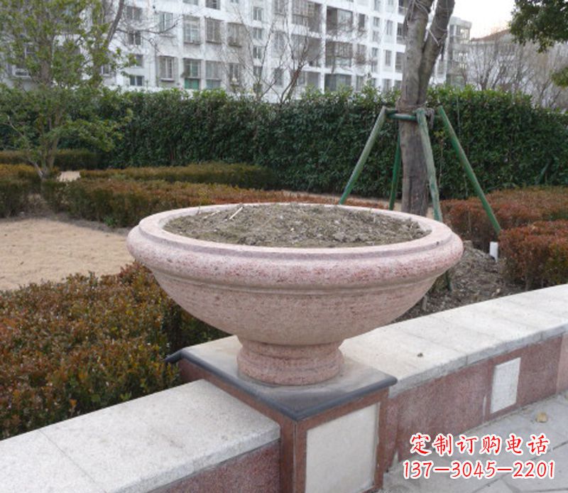 温州小区花盆石雕