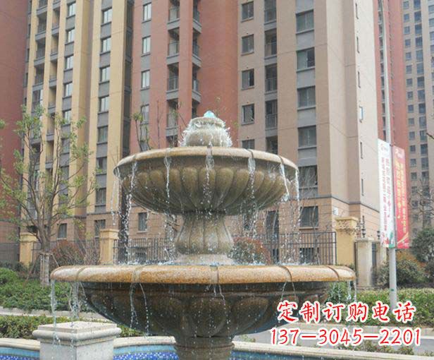 温州小区景观大理石喷泉石雕