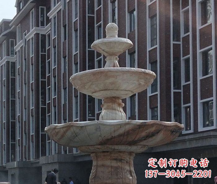 温州小区景观大型喷泉石雕 (6)